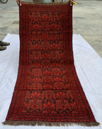 2'8x5'10 Vintage Turkmen Murchak Hallway Rug – Handwoven Tribal Runner, Boho Wool Rug, Oriental Narrow Rug, Rustic Entryway Decor 178x68 cm