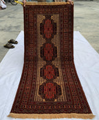 2'9x6'10ft, Vintage Kurki Hallway Runner Rug – Handwoven Tribal Wool Rug, Narrow Boho Runner, Rustic Entryway Carpet, Oriental Area Rug