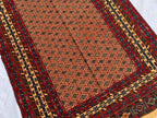 Collectible Vintage Herati Kilim Rug – Handwoven Persian Runner 4x6ft –Unique Wool Gift Idea, Perfect for Bedroom, Living room 185x124cm