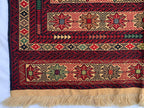 Vintage Kilim Runner Rug 3'10"x6'6" – Handwoven Herati Maliki Wool Rug – Persian Style Area Rug for Living Room or Bedroom – Boho Decor