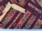 Vintage Kilim Runner Rug 3'10"x6'6" – Handwoven Herati Maliki Wool Rug – Persian Style Area Rug for Living Room or Bedroom – Boho Decor