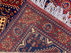 3x10ft, Afghan Turkmen Runner – Yousafi Naksha High Pile Wool Rug – Handmade Hallway Carpet – Tribal Long Runner – Best Quality Afghan Rug