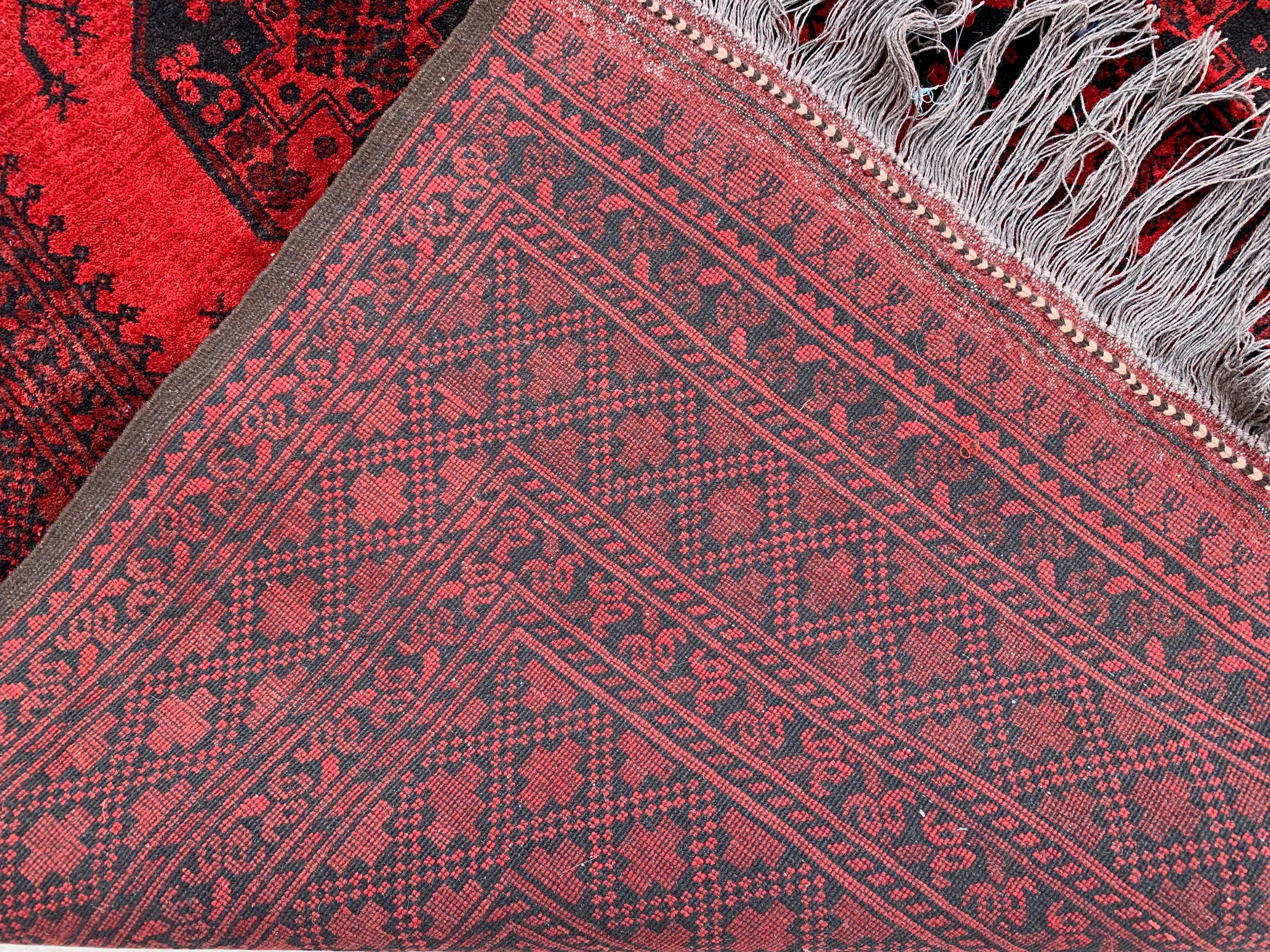 Vintage Filpie Rug 7x10Ft –Handwoven Tribal Wool Area Rug, Geometric Oriental Carpet, Boho Home Decor, Collectible Unique Rug 298x196cm