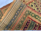 80-Year-Old Vintage Herati Kilim Rug 5.5x3.8 ft | Antique Afghan Flatweave | Collectible Tribal Carpet | Boho Area Rug or Farmhouse rug