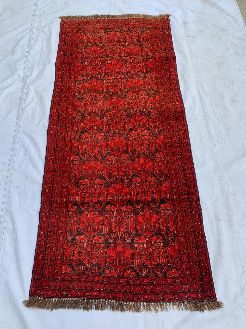 2'8x5'10 Vintage Turkmen Murchak Hallway Rug – Handwoven Tribal Runner, Boho Wool Rug, Oriental Narrow Rug, Rustic Entryway Decor 178x68 cm