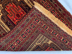 2'9x6'10ft, Vintage Kurki Hallway Runner Rug – Handwoven Tribal Wool Rug, Narrow Boho Runner, Rustic Entryway Carpet, Oriental Area Rug