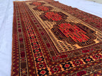 2'9x6'10ft, Vintage Kurki Hallway Runner Rug – Handwoven Tribal Wool Rug, Narrow Boho Runner, Rustic Entryway Carpet, Oriental Area Rug