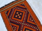 2'1x7'4ft, Vintage Kilim Runner Rug – Handwoven Wool Hallway Rug, Narrow Boho Runner, Rustic Turkish Carpet, Tribal Area Rug, Kitchen Rug