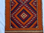 2'1x7'4ft, Vintage Kilim Runner Rug – Handwoven Wool Hallway Rug, Narrow Boho Runner, Rustic Turkish Carpet, Tribal Area Rug, Kitchen Rug