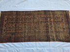 1930s Vintage Afghan Handwoven Rug, Turkmen Wool Area Rug, Collectible Antique Rare Piece, 3x6ft, Early 20th Century Tribal