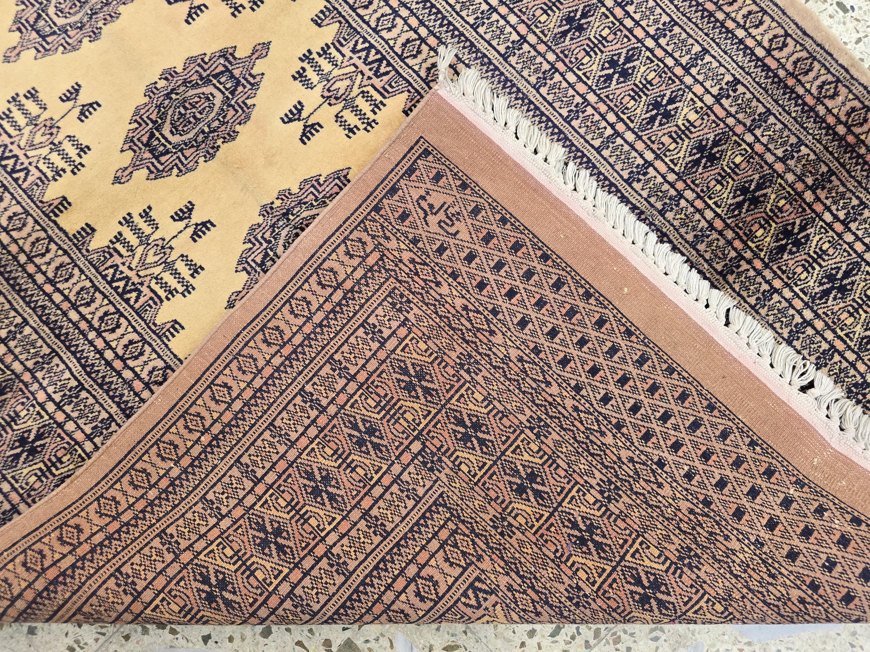 3x5 Vintage Afghan Handwoven Rug, Turkmen Tribal Geometric Wool Rug, Wall Hanging Rug, Perfect for Bedroom, Office, Living Room Decor