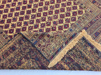 7x10 Beljik Kilim Afghan Handwoven Rug, Turkmen Herati Wool Large Area Rug, Boho Home decor Rug for living room, Bedroom Rug 294x208