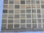 5x7 Antique Afghan Kilim Rug, Turkmen Geometric Wool Area Rug, Boho Home Decor, Flatweave Persian Kilim, Bedroom Rug, Kids Room