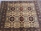 5x7 Stunning Afghan Handwoven Rug, Turkmen Oriental Wool Area Rug, Rug For Living Room, Bedroom Rug, Home Decor Rug