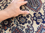 5x7ft Handmade Afghan Carpet, Turkmen Soft Wool Oriental Modern Rug, Boho Home Decor, Rug for Living Room, Bedroom, Office Rug 220x150 cm