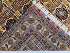 Large Afghan Handwoven Rug 9.8x6.5ft , Gandum Naksha Modern Rug, Turkmen Wool Geometric Rug, Living Room Rug, Bedroom Rug 300x200 cm