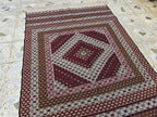4x6 Maliki Kilim Afghan Handwoven, Turkmen Wool Area Rug, Living Room Rug, Bedroom Rug, Also Wall Hanging Rug, Office Home decorative Rug