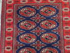 3x5 Ahal Gul Handwoven Afghan Wall Hanging Rug, Turkmen Handwoven Oriental Wool Rug, Living Room Rug, Bedroom Rug, Office Decor Rug