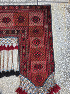 9ft Long Handwoven Beautiful Wall Hanging Tapestry – Boho Tribal Decor, Vintage Afghan Textile, Living Room Decor, Home Decor