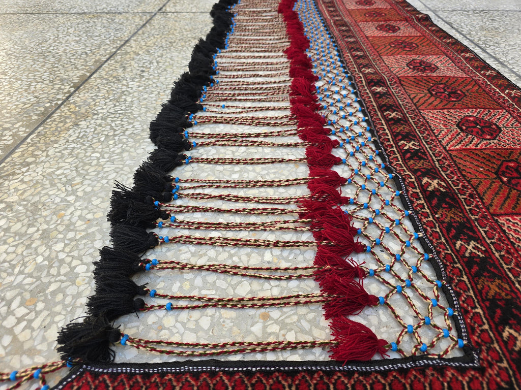 9ft Long Handwoven Beautiful Wall Hanging Tapestry – Boho Tribal Decor, Vintage Afghan Textile, Living Room Decor, Home Decor