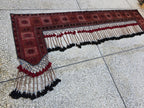 9ft Long Handwoven Beautiful Wall Hanging Tapestry – Boho Tribal Decor, Vintage Afghan Textile, Living Room Decor, Home Decor