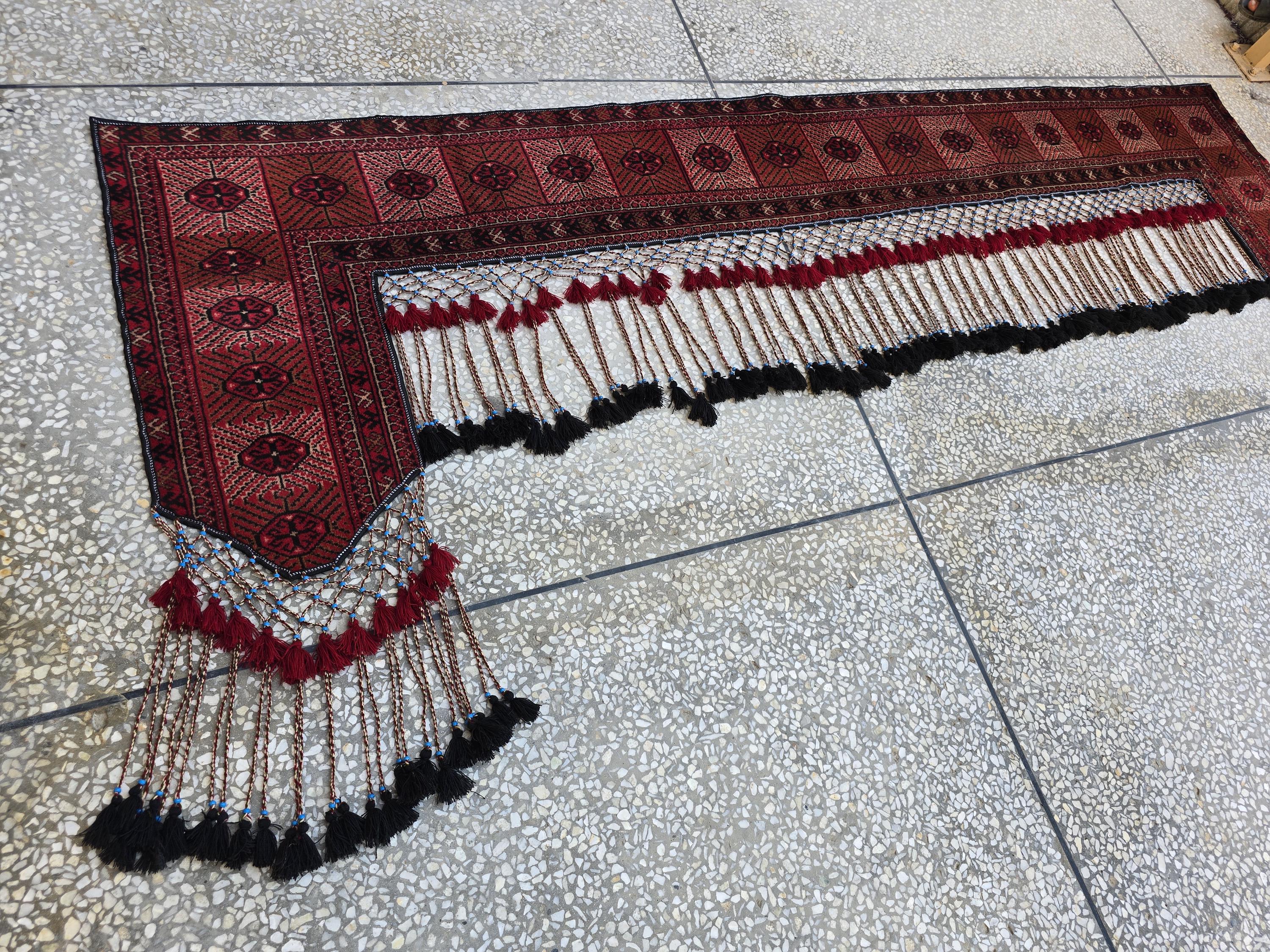 9ft Long Handwoven Beautiful Wall Hanging Tapestry – Boho Tribal Decor, Vintage Afghan Textile, Living Room Decor, Home Decor