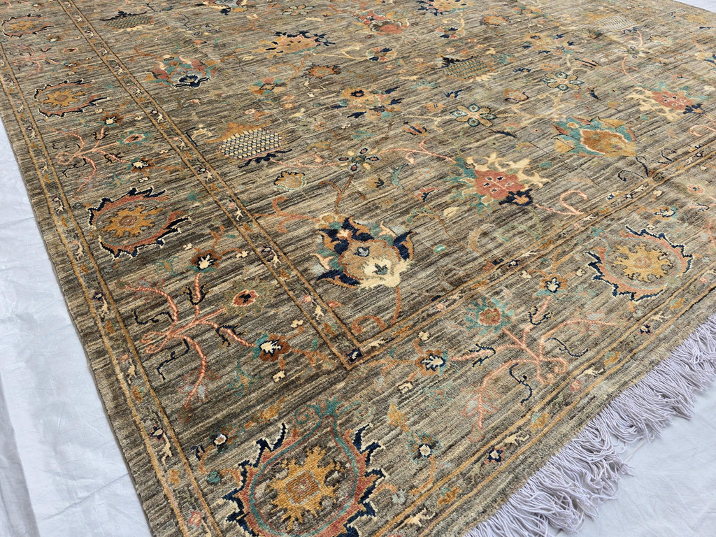 7x9ft, Turkmen Handmade Tribal Rug, Afghan Oriental Wool Floor Rug, Living Room Rug, Bedroom Rug, Boho Home Decor