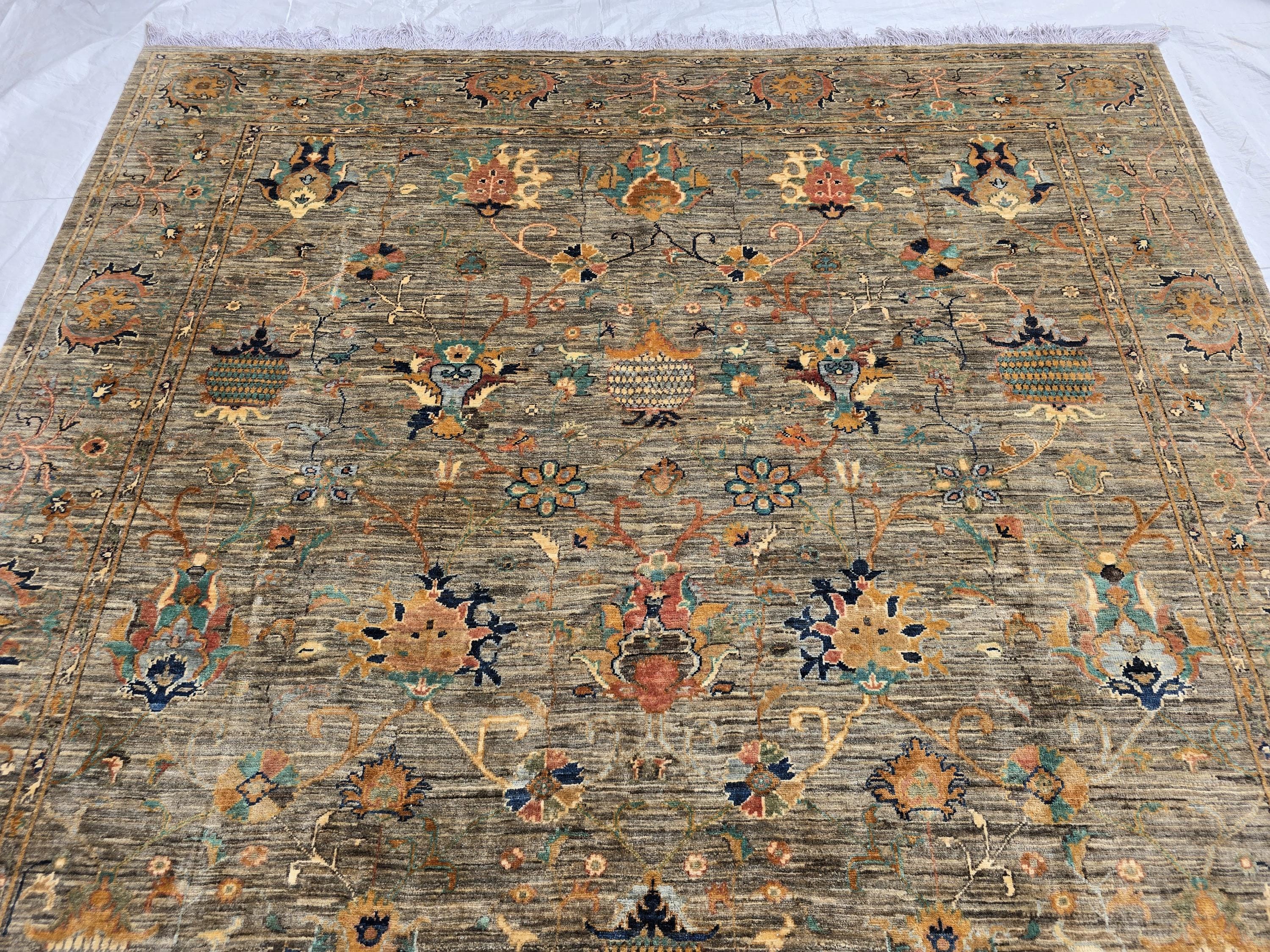 7x9ft, Turkmen Handmade Tribal Rug, Afghan Oriental Wool Floor Rug, Living Room Rug, Bedroom Rug, Boho Home Decor