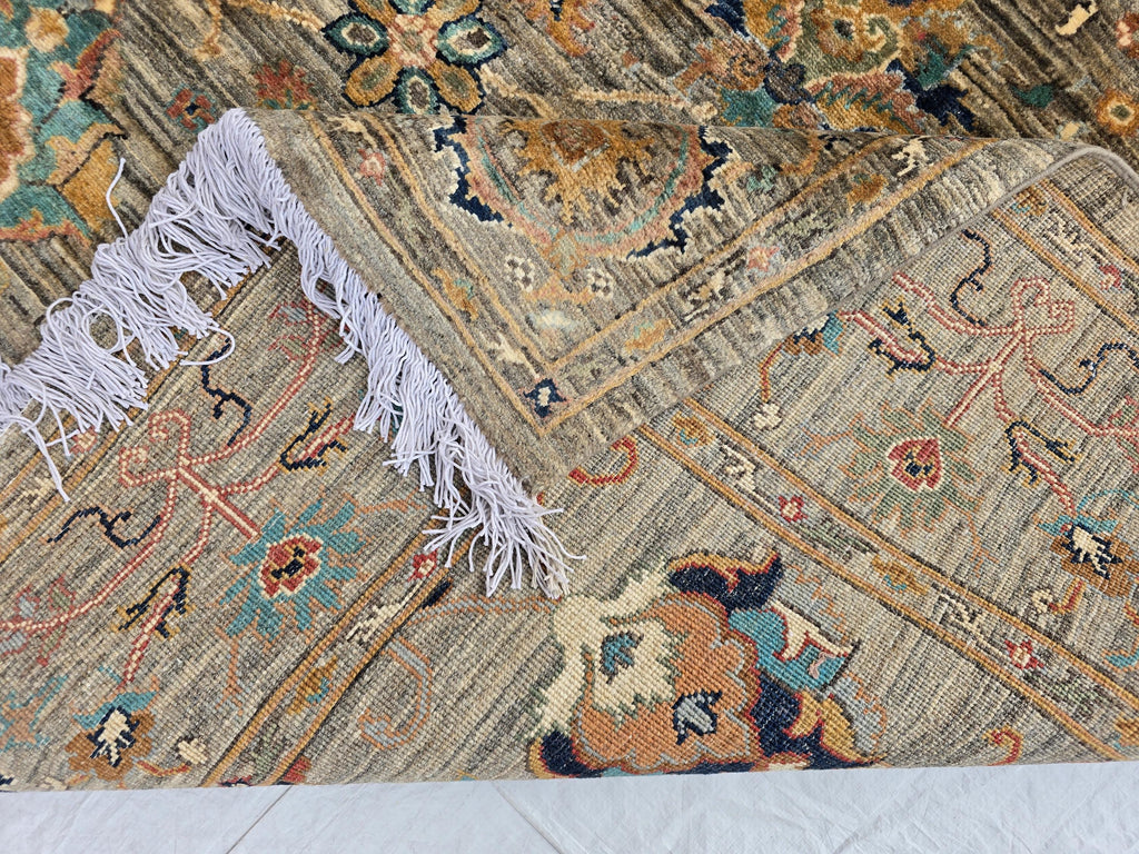 7x9ft, Turkmen Handmade Tribal Rug, Afghan Oriental Wool Floor Rug, Living Room Rug, Bedroom Rug, Boho Home Decor