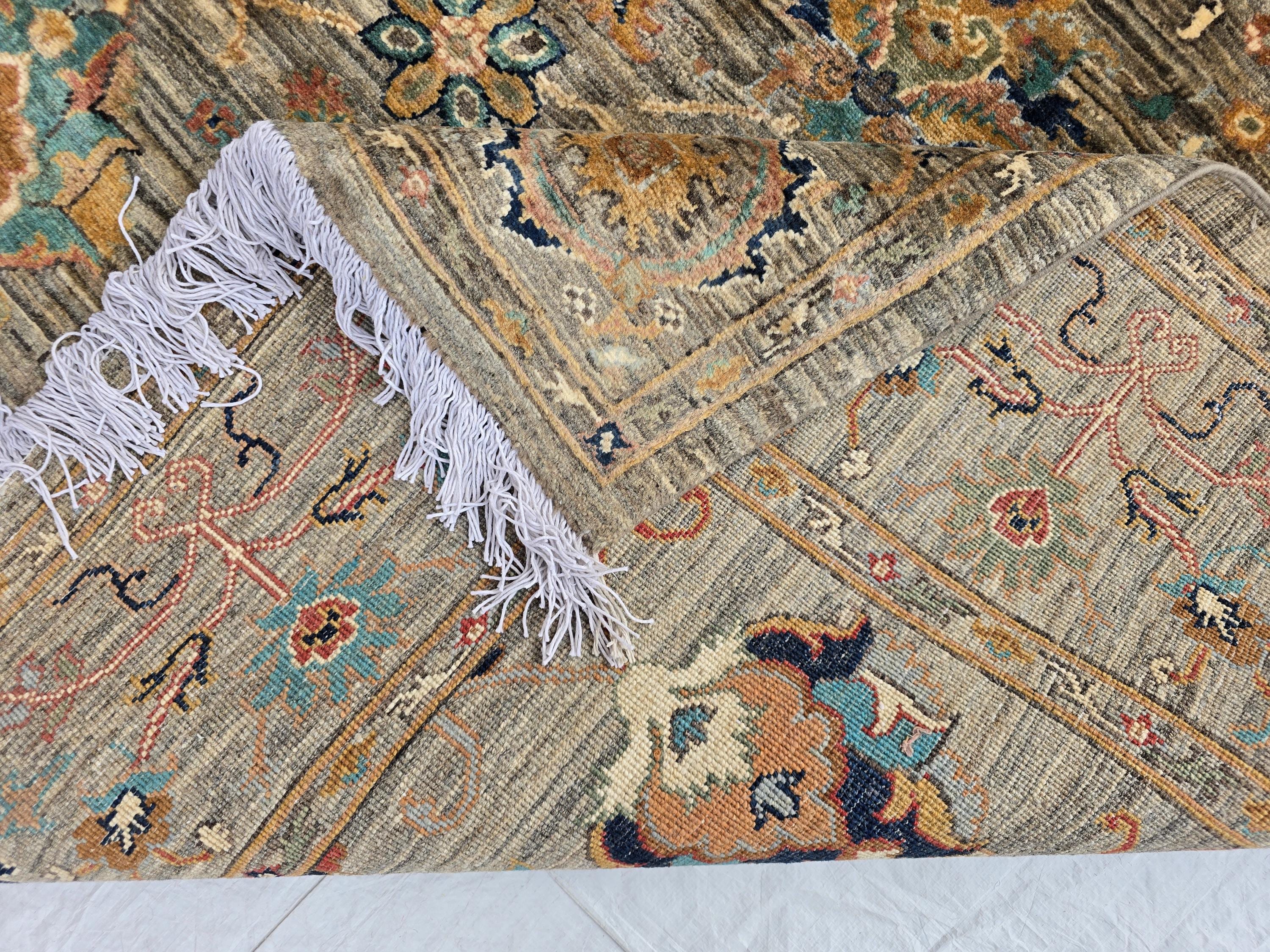 7x9ft, Turkmen Handmade Tribal Rug, Afghan Oriental Wool Floor Rug, Living Room Rug, Bedroom Rug, Boho Home Decor