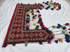5ft Beautiful Afghan Tribal Wall Hanging Jallarr, Turkmen Wool Home Decor, Living Room Decor, Bedroom Decor, Office Decor