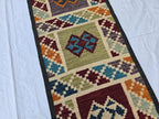 2x6 Handwoven Afghan Tribal Flatweave Kilim Runner, Turkmen Geometric Wool Rug, Hallway Rug, Narrow Rug, Kitchen Decor, Home Decor Rug
