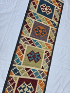 2x6 Handwoven Afghan Tribal Flatweave Kilim Runner, Turkmen Geometric Wool Rug, Hallway Rug, Narrow Rug, Kitchen Decor, Home Decor Rug