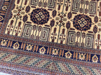 5x7 Stunning Afghan Handwoven Rug, Turkmen Oriental Wool Area Rug, Rug For Living Room, Bedroom Rug, Home Decor Rug