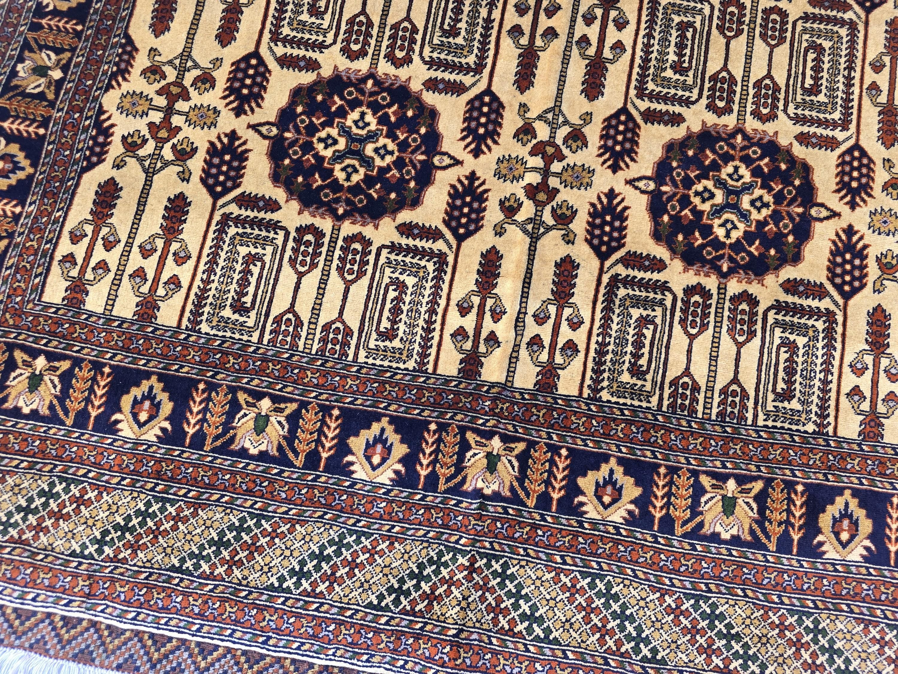 5x7 Stunning Afghan Handwoven Rug, Turkmen Oriental Wool Area Rug, Rug For Living Room, Bedroom Rug, Home Decor Rug