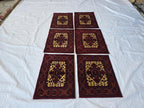 Set of Six Afghan Handwoven Pillow Covers, Afghan Balisht Home Decor, Turkmen Wool Cushion Covers Living Room or Bedroom Tribal Decor