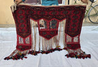 Handwoven Wall Hanging Tapestry – 4ft Wide Tribal Wool Art – Boho Home Decor – Afghan Textile – Rustic Wall Rug, Wall Decor, Doorway Decor