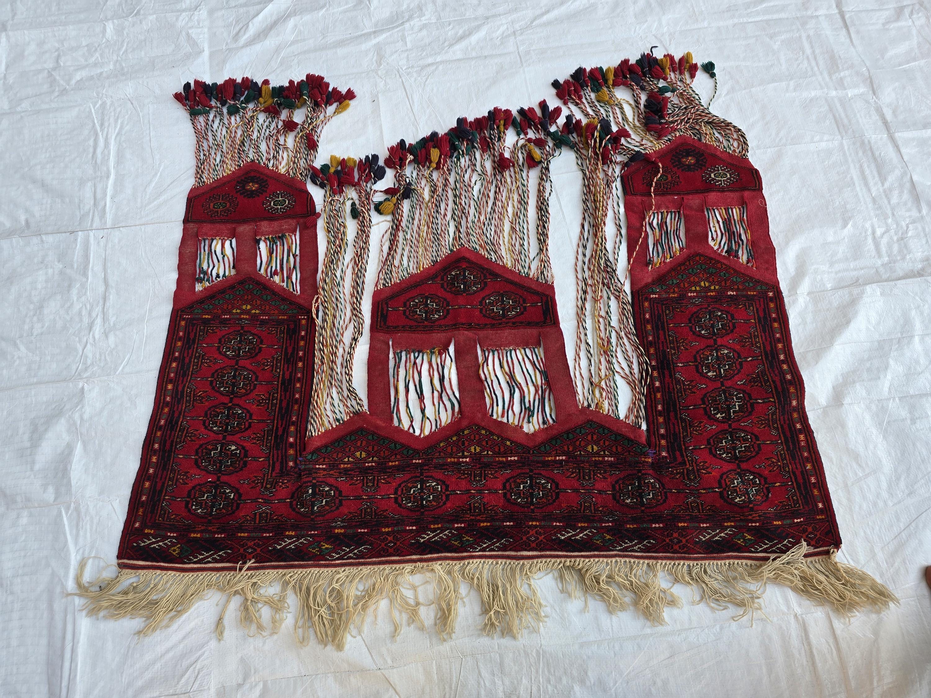 Handwoven Wall Hanging Tapestry – 4ft Wide Tribal Wool Art – Boho Home Decor – Afghan Textile – Rustic Wall Rug, Wall Decor, Doorway Decor