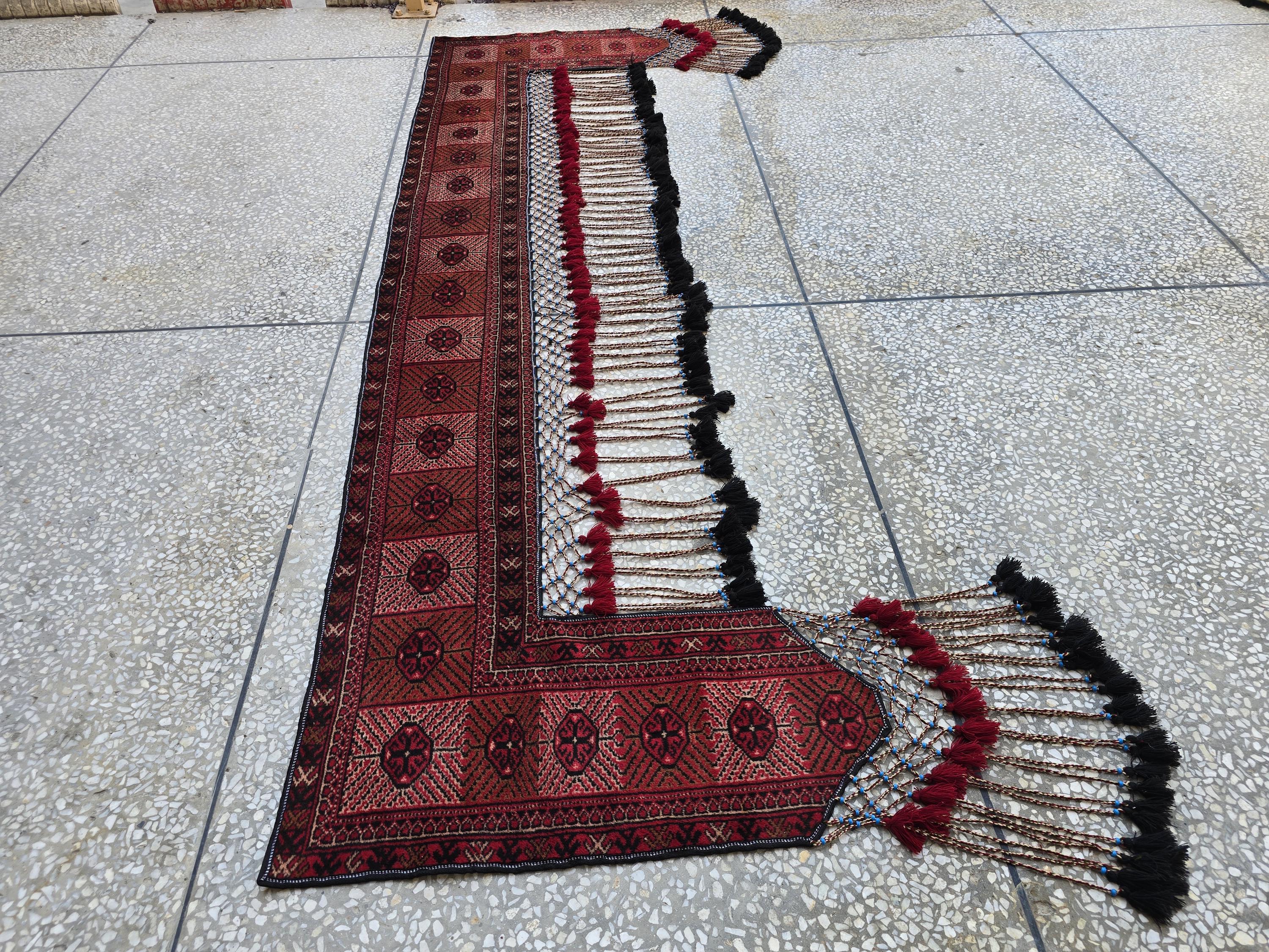 9ft Long Handwoven Beautiful Wall Hanging Tapestry – Boho Tribal Decor, Vintage Afghan Textile, Living Room Decor, Home Decor