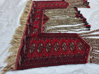 3x4 Wall Hanging Afghan Handmade, Turkmen Wool Handwoven Tapestry, Boho Home Decor – Afghan Textile – Rustic Wall Rug , Wall Decor