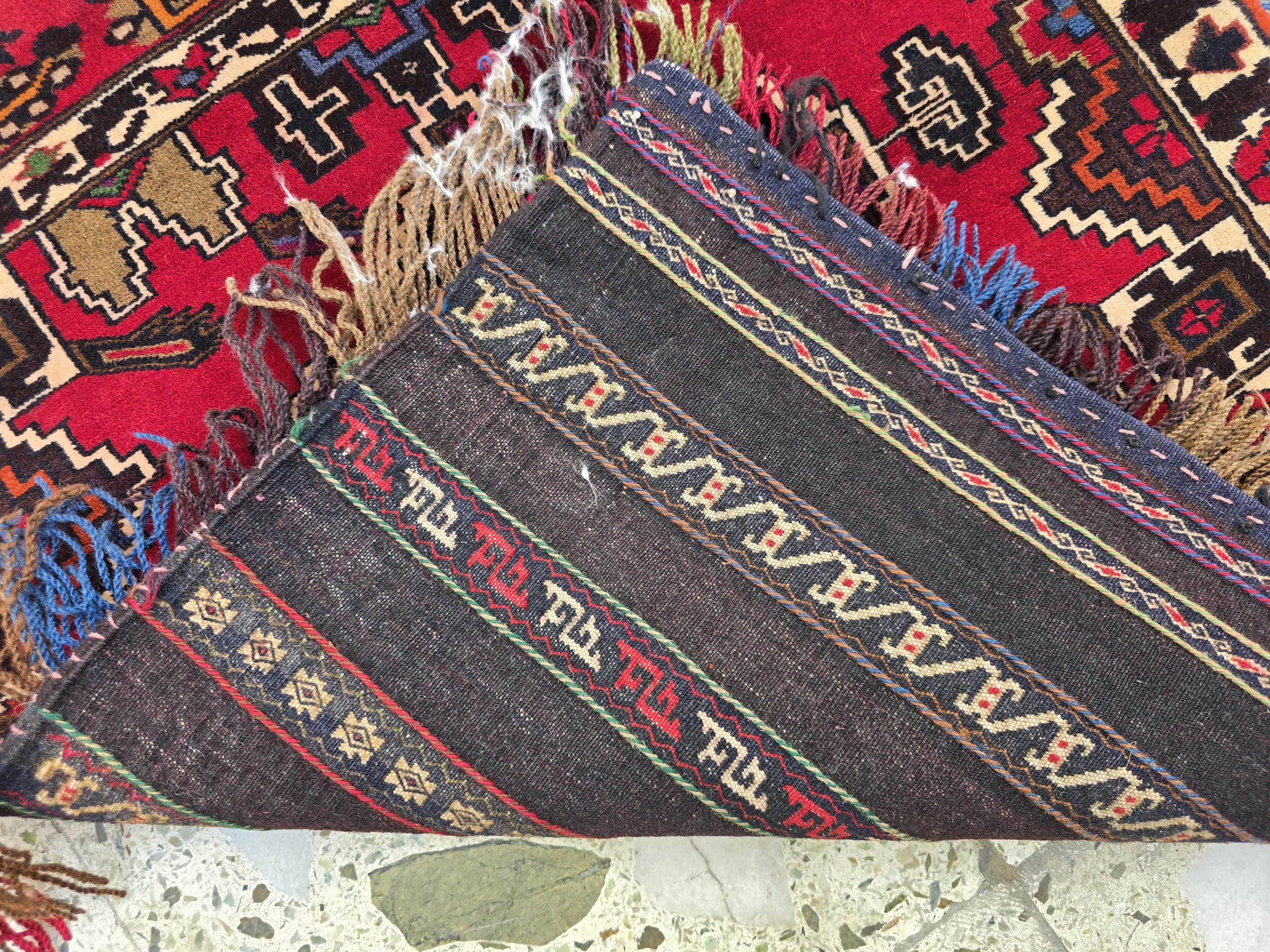 2x2 Vintage Afghan Handmade Wool Cushion, Turkmen Tribal Oriental Pillow Cover, Living Room Decor, Bedroom Decor, Collectible Item