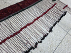 9.6x5.2 Afghan Handwoven Long Tapestry, Geometric Wool Wall Decor Rug, Boho Home Decor, Living Room, Decor, Kitchen Decor, Farmhouse Decor