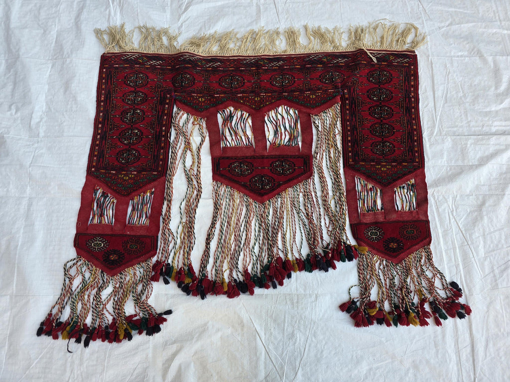 Handwoven Wall Hanging Tapestry – 4ft Wide Tribal Wool Art – Boho Home Decor – Afghan Textile – Rustic Wall Rug, Wall Decor, Doorway Decor