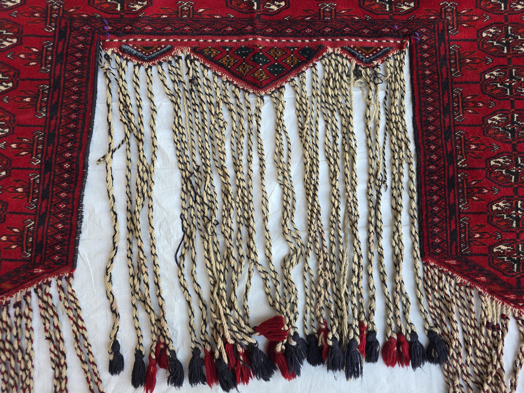 3x4 Wall Hanging Afghan Handmade, Turkmen Wool Handwoven Tapestry, Boho Home Decor – Afghan Textile – Rustic Wall Rug , Wall Decor
