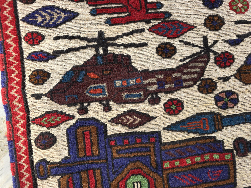 3x5ft War Rug Handwoven Afghan Rug, Turkmen Geometric Tribal Wool Rug, Rug for Kids Room, Wall Hanging Rug, Office Decor, Home Decor