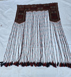 Wall Decor 4x7 Handwoven Afghan Tapestry Wool Turkmen Traditional Jalar, Tribal Bohemian Wall Hanging