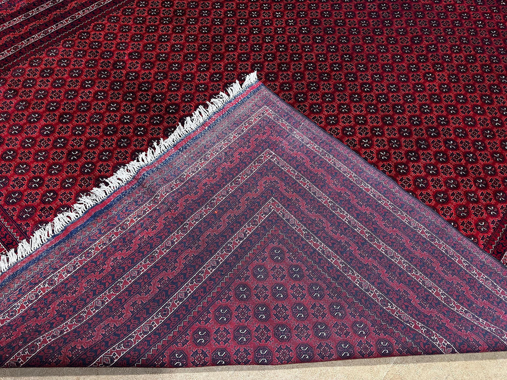 10×13 ft Afghan Handmade Wool Rug, Carpet for Living room