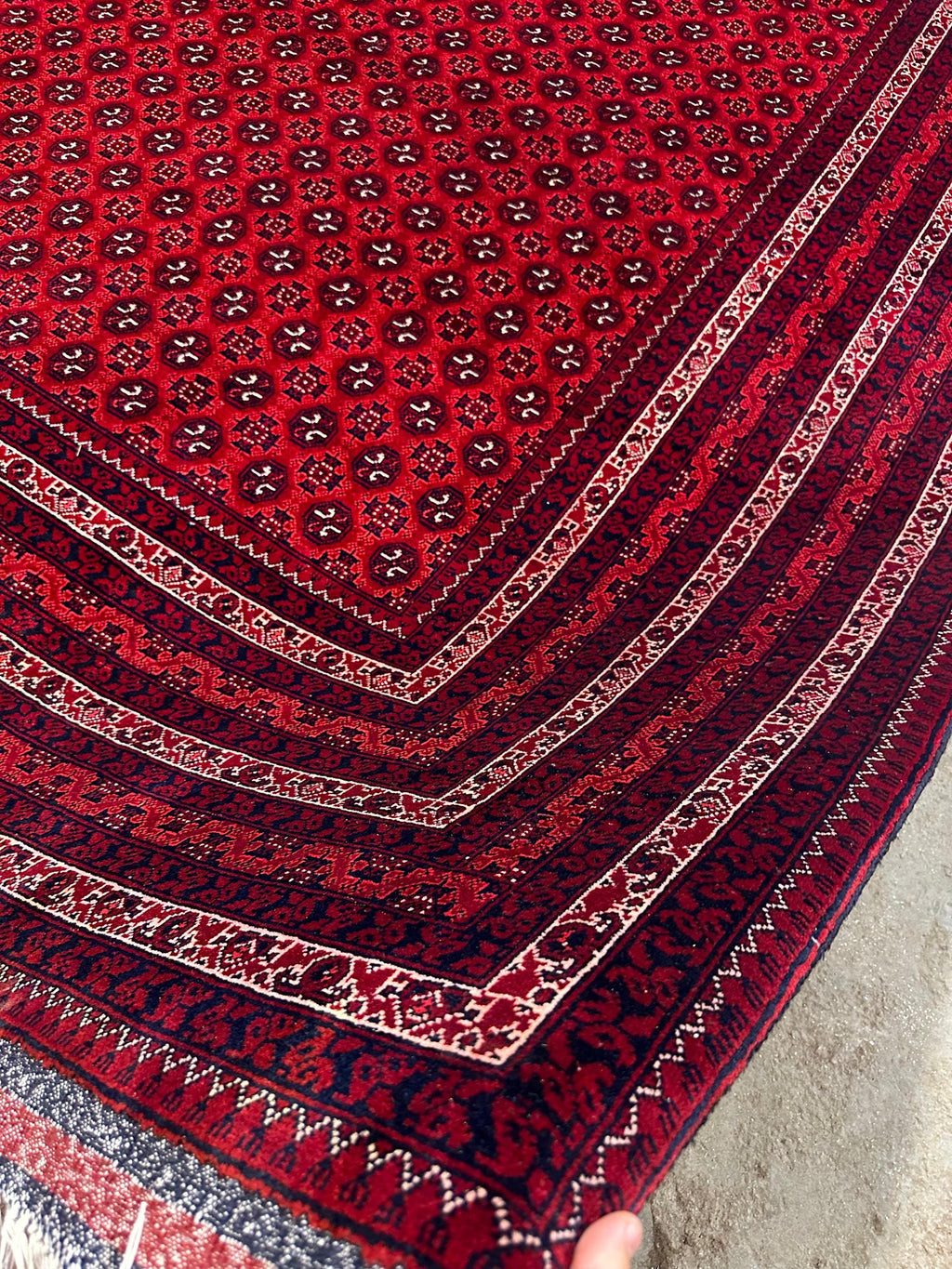 10×13 ft Afghan Handmade Wool Rug, Carpet for Living room
