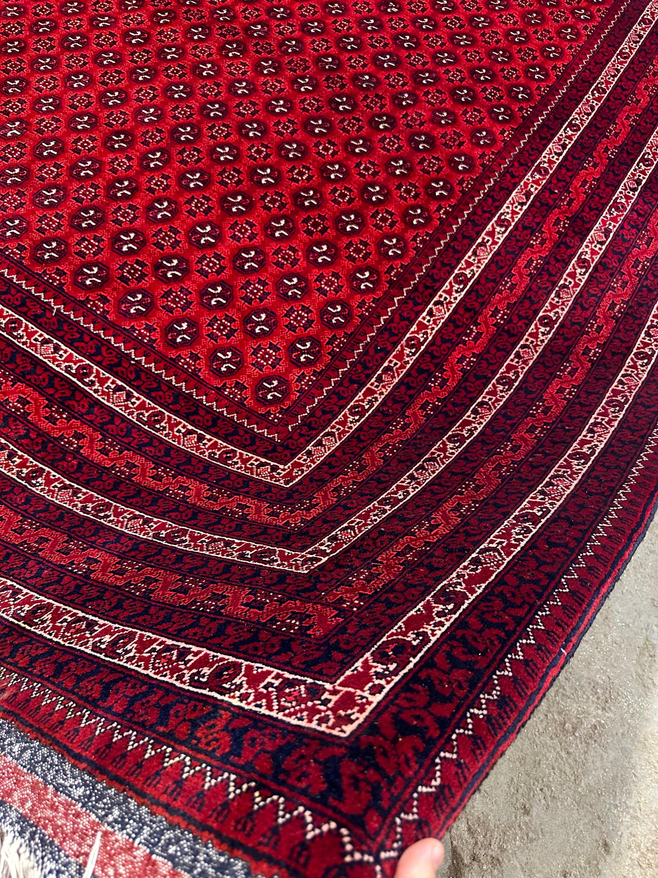 10×13 ft Afghan Handmade Wool Rug, Carpet for Living room