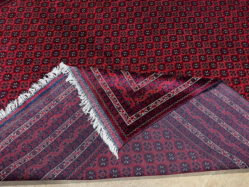 10×13 ft Afghan Handmade Wool Rug, Carpet for Living room